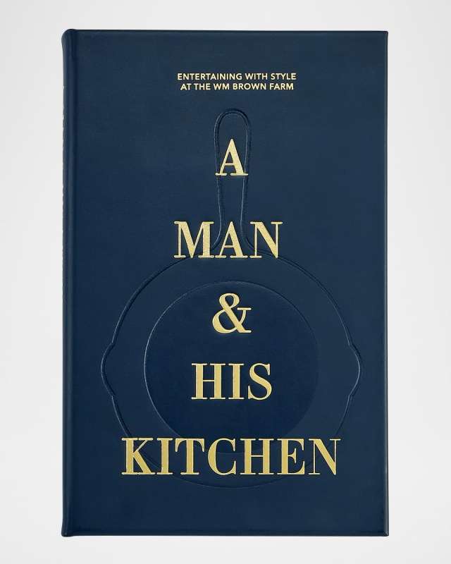 "A Man & His Kitchen" Leather-Bound Cookbook by Matt Hranek